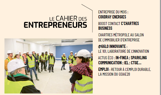 Image actualité Le cahier des Entrepreneurs Votre AGGLO # 127 -  janvier 2024