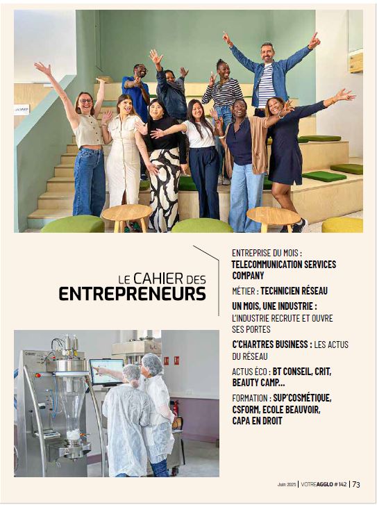 Image actualité Le cahier des Entrepreneurs Votre AGGLO # 142 -  juin 2025