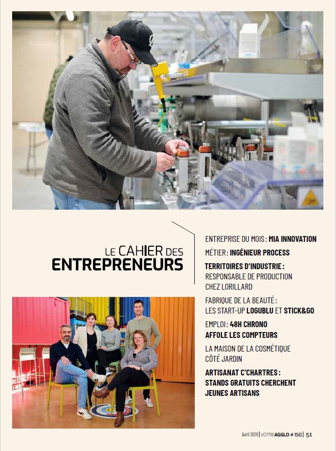 Image actualité Le cahier des Entrepreneurs Votre AGGLO # 150 - avril 2026