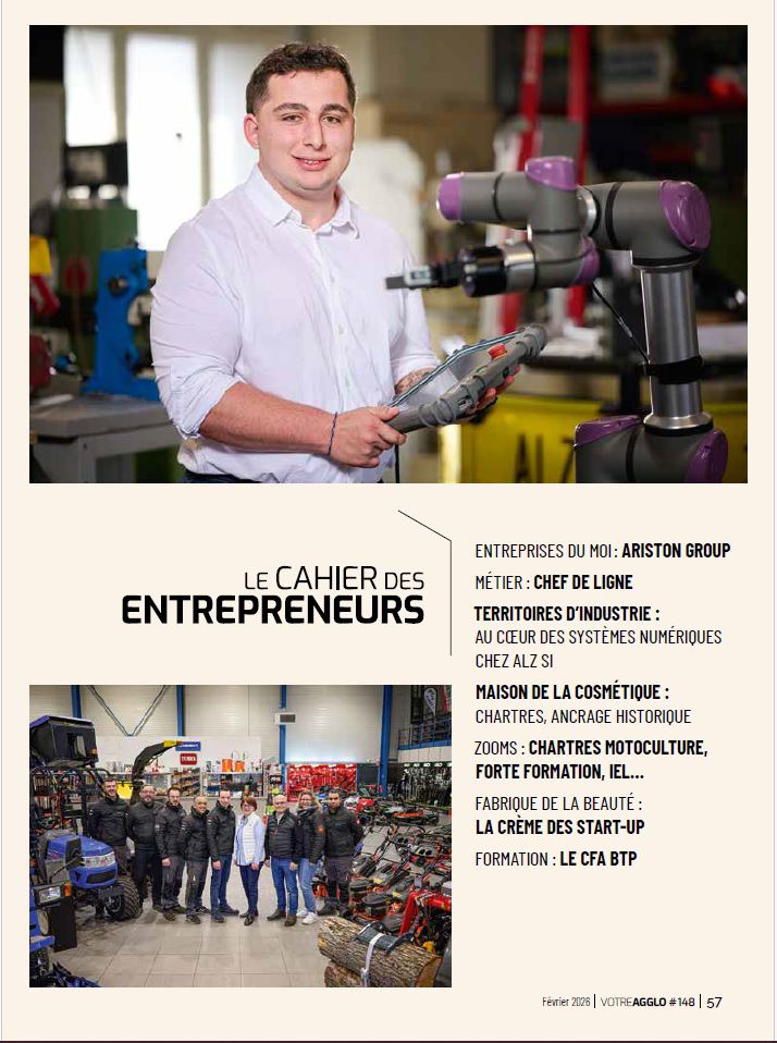Image actualité Le cahier des Entrepreneurs Votre AGGLO # 148 - février 2026